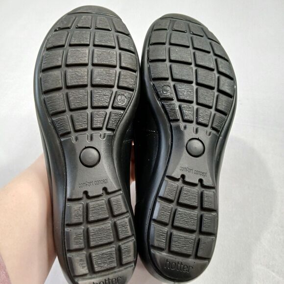 Hotter Shoes Size 9 Comfort Concept JEWEL Flats Shoes Ballet Black US 9 UK 7 - Picture 5 of 9